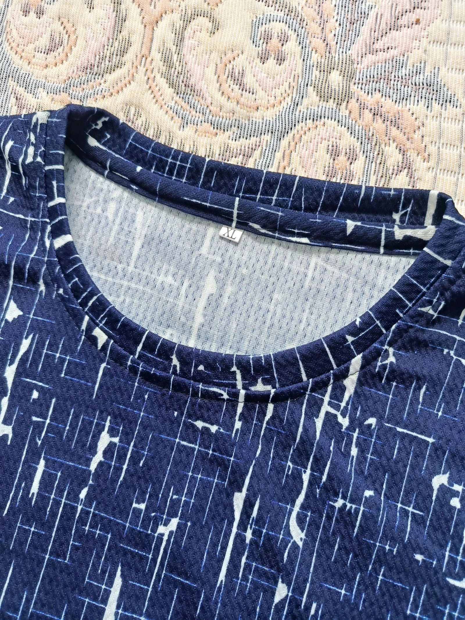 It's really nice.👌👍Navy blue sport set XL (T-shirt + shorts) – photo 5